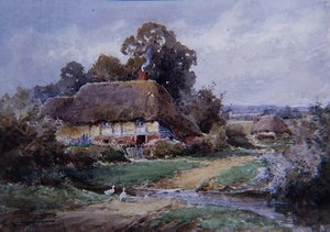 Egy hampshire-i vízfesték (akvarell) alkotó: Henry John Sylvester Stannard