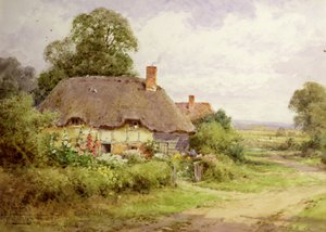 Házi jelenet alkotó: Henry John Sylvester Stannard