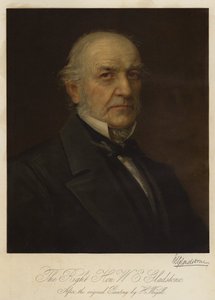 The Right Honorable W E Gladstone (chromolitho) alkotó: Henry Jr. Weigall