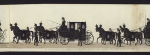 Része a panorámás kilátásnak Arthur, Wellington hercege teljes temetési menetéről (színes akvatinta) alkotó: Henry Jr and Sala George Augustus Alken