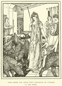 Circe elküldi a disznót (Ulysses társai) Styesbe alkotó: Henry Justice Ford