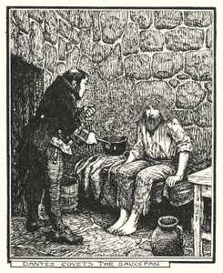 Dantes vágyik a serpenyőre (litho) alkotó: Henry Justice Ford