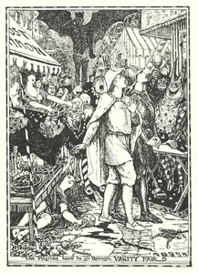 Illusztráció John Bunyan A zarándok útja című művéhez (litográfia)