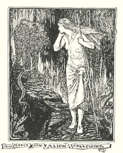 Illusztráció John Bunyan A zarándok útja című művéhez (litográfia)