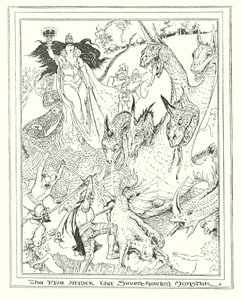Illusztráció John Bunyan A zarándok útja című művéhez (litográfia) alkotó: Henry Justice Ford