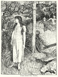 Johanna hallja a hangot (litográfia) alkotó: Henry Justice Ford