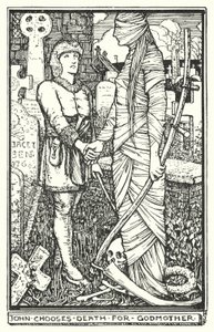John a halált választja keresztanyának (litho) alkotó: Henry Justice Ford