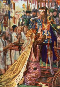 III. Edward király Calais-ban alkotó: Henry Justice Ford