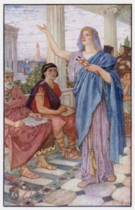 Synesius részt vesz Hypatia előadásaiban alkotó: Henry Justice Ford