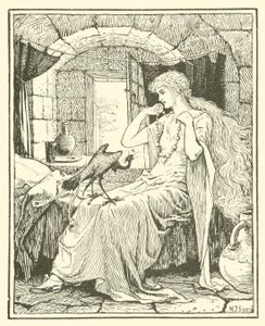 A kék madár (metszet) alkotó: Henry Justice Ford