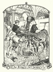 A király házi szamara (metszet) alkotó: Henry Justice Ford