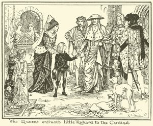 A királynő a bíborosra bízza Little Richardot alkotó: Henry Justice Ford