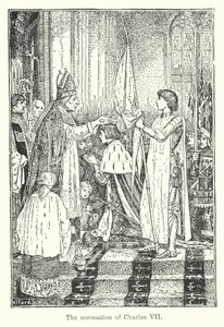 VII. Károly koronázása (litográfia) alkotó: Henry Justice Ford