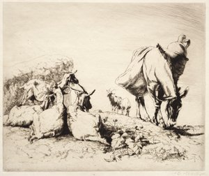 Egy útszéli Spanyolországban alkotó: Henry Keller