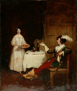 Sir Piercie Shafton and Mysie Harper, c.1831 (oil on canvas)