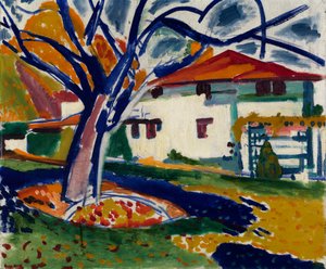 Kék fák, 1915-1916. alkotó: Henry Lyman Saÿen
