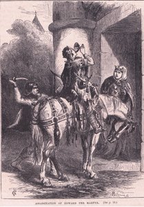 Edward vértanú meggyilkolása i.sz. 979 alkotó: Henry Marriott Paget