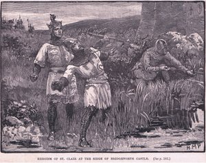 St Clair hősiessége Bridgnorth kastélyának ostrománál i.sz. 1154-ben alkotó: Henry Marriott Paget