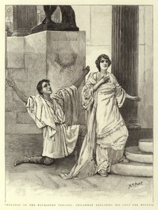 Hypatia a Haymarket Színházban, Philammon kijelenti, hogy szereti Hypatiát