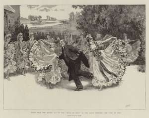 Jelenet a Bray vikárius második felvonásából a Savoy Színházban, a Pas de Cinqben alkotó: Henry Marriott Paget