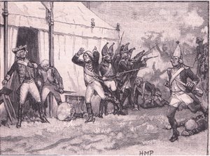 Meglepetés Friedrich számára Hochkirchben AD 1758 alkotó: Henry Marriott Paget