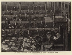 A Parlament ülése, Folkestone gróf beszéde a Parlament alsóházában