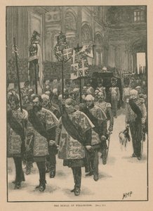 Wellington hercegének temetése alkotó: Henry Marriott Paget