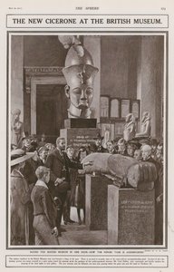 Az új Cicerone a British Museumban alkotó: Henry Marriott Paget