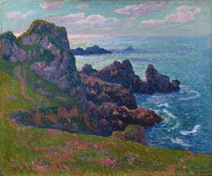 Nyugodt idő, a Pointe de Pern partja, Ushant, 1894.