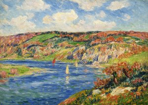 St. Maurice folyó, alkotó: Henry Moret