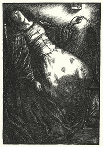Matthew Arnold verse: The Forsaken Merman (metszet)