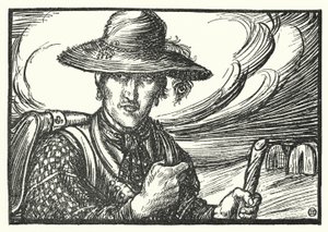 Matthew Arnold verse: A tudós cigány (metszet)