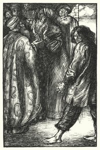 Matthew Arnold verse: A beteg király Bokharában (metszet)