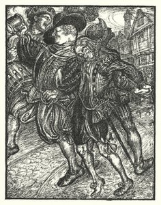 Shakespeare dal: "És hadd csörömpöljön a kanakin" (litho) alkotó: Henry Ospovat