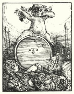 Shakespeare dal: "A te kádaidba fulladjanak gondjaink" (litho) alkotó: Henry Ospovat