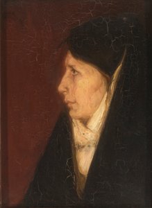 Egy női fej profilja alkotó: Henry Ossawa Tanner