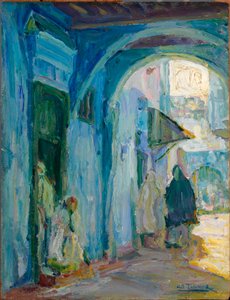 Utca Tangerben alkotó: Henry Ossawa Tanner
