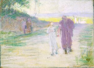 Tanulmány az egyiptomi repüléshez alkotó: Henry Ossawa Tanner