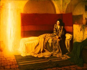 Az angyali üdvözlet alkotó: Henry Ossawa Tanner
