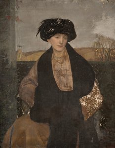 Lester asszony portréja, Slad Valley, Stroud, 1914.