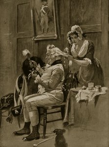 Felvonulásra készül, 1799, illusztráció a „Hutchinson