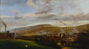 Dél-walesi ipari táj, 1825 körül