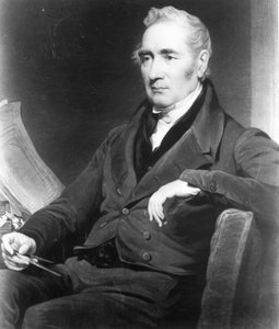 George Stephenson, Charles Turner metszete, 1838 (mezzotinta)