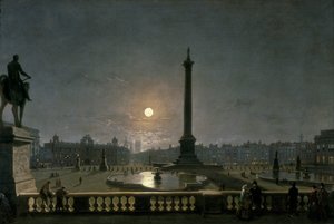 „Trafalgar Square by Moonlight”, 1865