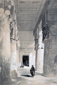 Denderah temploma, Egyiptom, 19. század.