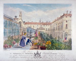 A Bedford Conservatories terasza a Covent Garden Marketen, Westminster, London, 1831