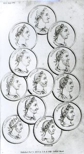Római császárok portréi, „A római birodalom hanyatlásának és bukásának története”, I. kötet, Edward Gibbon, 1808