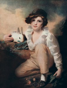 Fiú nyúllal, c1814 1912.
