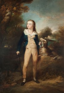 Cathcart mester és kutyája, 1810 körül (olaj, vászon) alkotó: Henry Raeburn