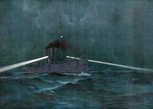 A semlegességi törvények betartatása Spanyolországgal, a Montgomery cirkáló és a kubai vizeken járőröző Anapolis ágyús csónak, hogy keresgélje a kubai szkúnert